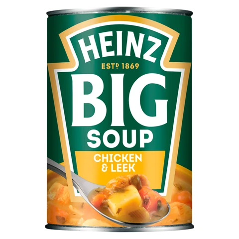 Heinz Big Soup Chicken & Leek 400g