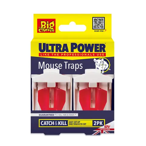 Big Cheese Ultrapower Mouse Traps 2pk