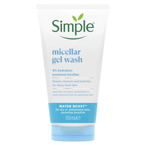 Simple Water Boost Gel Facial Wash Micellar 150 ml
