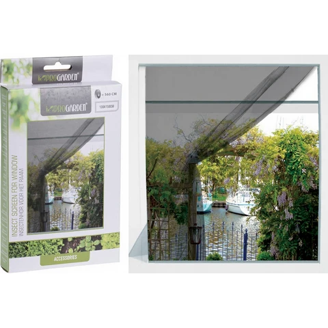 ProGarden Moustiquaire de fenêtre anti-nuisibles 130 x 150 cm