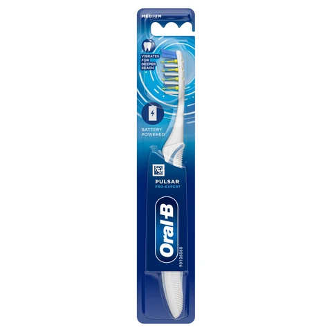 Oral-B Pulsar Pro-Expert Manual Toothbrush With Battery Power
