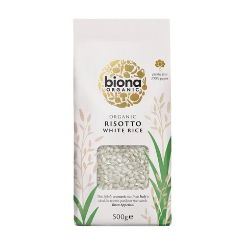 Biona Organic Risotto White Rice 500g