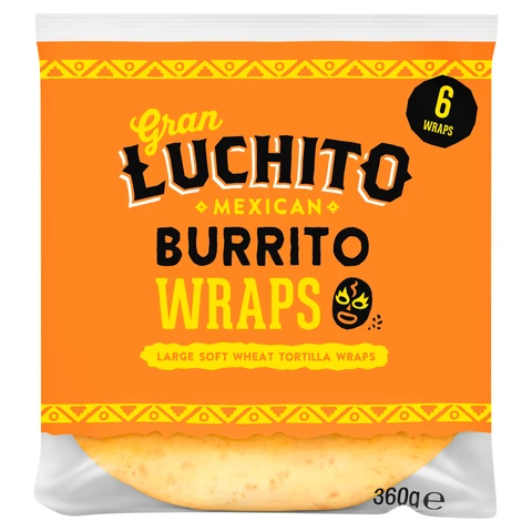 Gran Luchito Burrito Wraps 360g