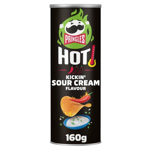 Pringles Hot Kickin Sour Cream 160g