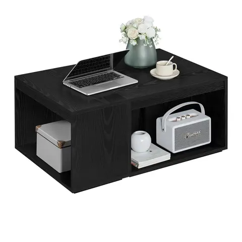 VASAGLE Coffee Tables Customisable Black 1 Set