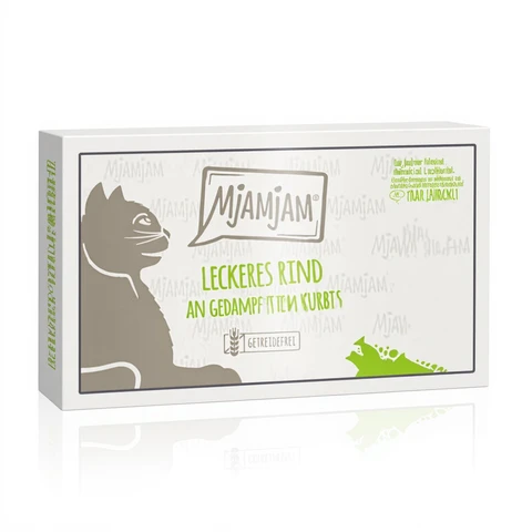 MjAMjAM Bœuf Savoureux avec Courge Vapeur et Foie de Poulet 6 x 200 g