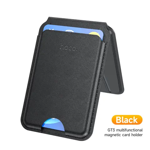 GT3 Idol Multifunctional Magnetic Card Holder - Black