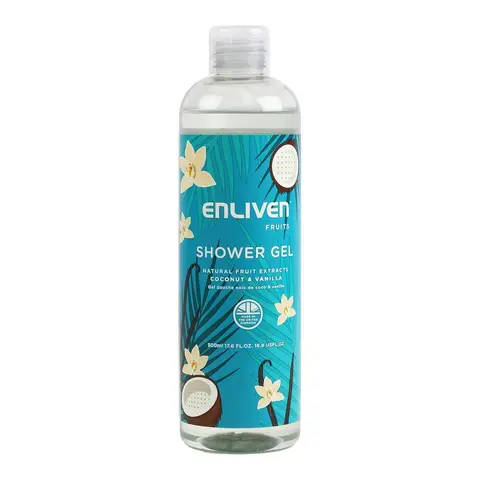 Enliven Naturals Shower Gel Coconut Vanilla 500ml