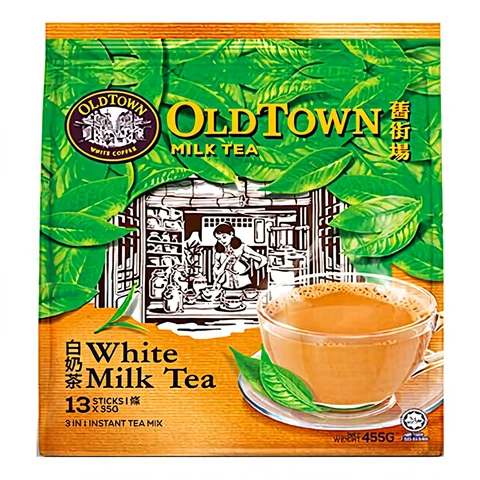 Oldtown Thé blanc au lait instantané 3-en-1 - 13 x 35 g 
