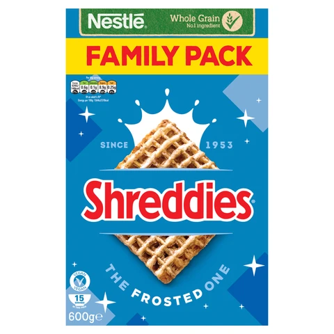Nestle Shreddies Frosted Cereal 600g