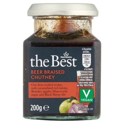 Morrisons The Best Chutney Beer Braised 200g