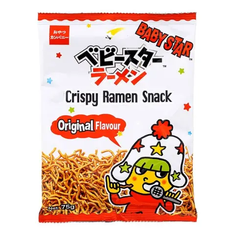 Baby Star Crispy Ramen Snack Original (Thin) 75g