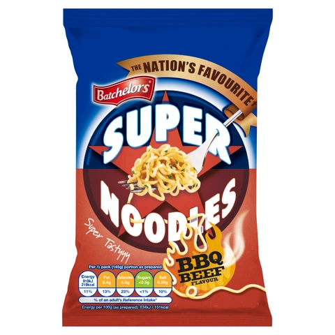 Batchelors Super Noodles BBQ Beef Flavour 90g
