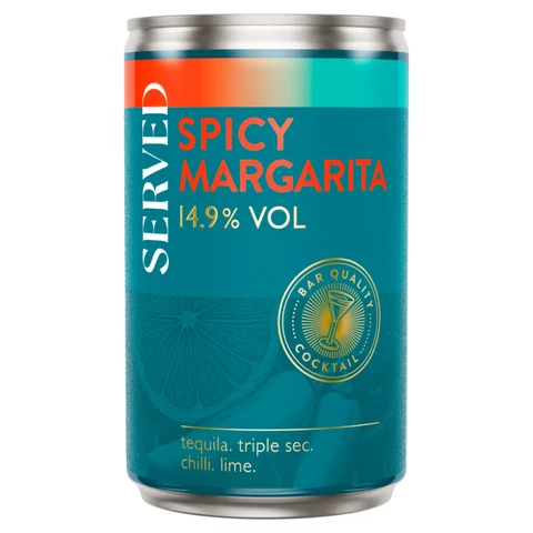 Served Spicy Margarita 125ml