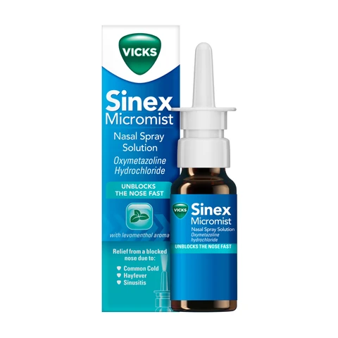 Vicks Sinex Micromist Decongestant Breathing Support Nasal Spray - 15ml