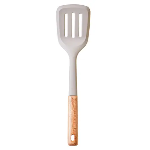 Maison by Premier Stone Grey Silicone Head Slotted Turner