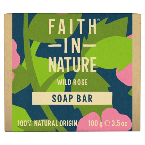 Faith in Nature Handmade Soap Wild Rose 100g