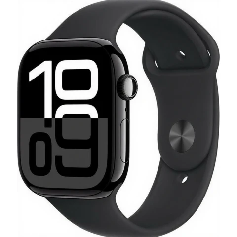Apple Uhr Series 10 GPS WiFi 42 mm Schwarz S/M 2024