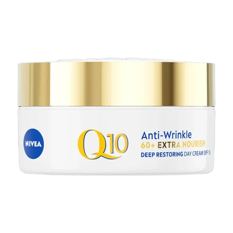 NIVEA Q10 Power 60+ Anti-Wrinkle + Replenishing Day Cream SPF15 50ml