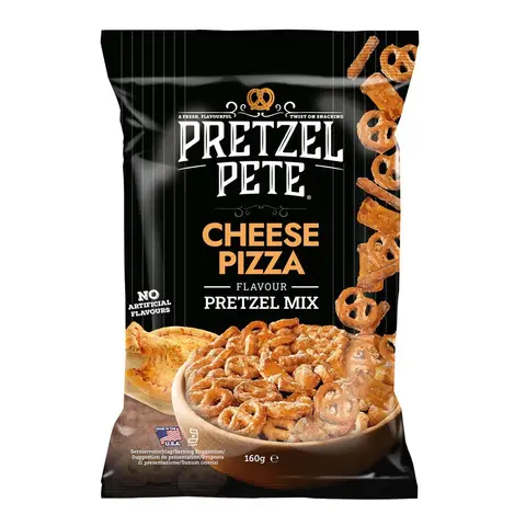 Pretzel Pete Cheese Pizza Pretzel Mix 160g