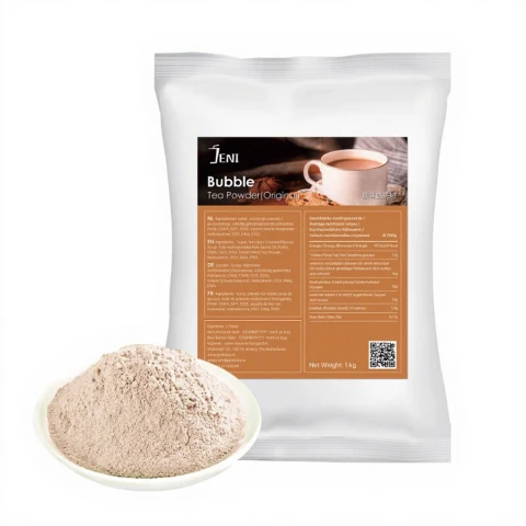 JENI Poudre de Bubble Tea Original / Thé au lait de Hong Kong - 1 kg - Nouveauté