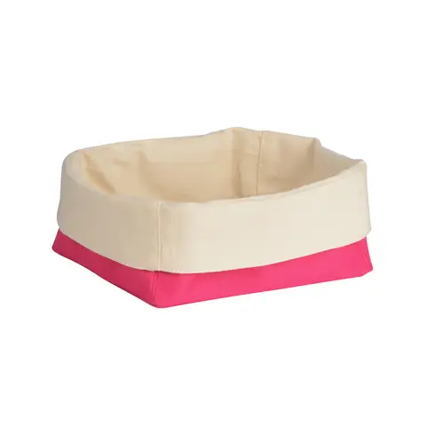 Essentials by Premier Hot Pink And Cream Small Bread Basket