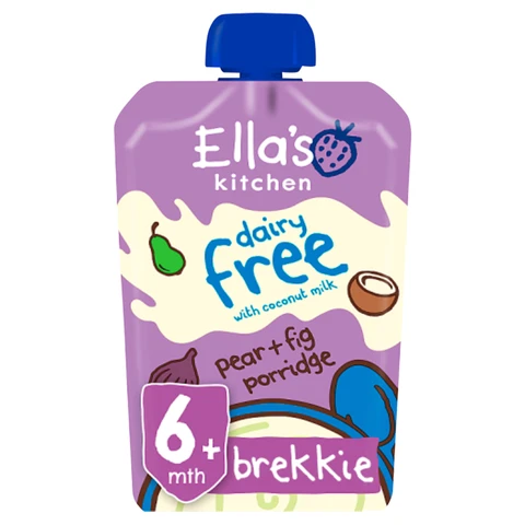 Ella's Kitchen Dairy Free Pear & Fig Porridge 6+ Months 100g