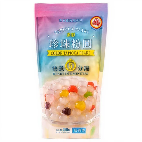 Fuyuan Fuk Yuen Multi-coloured Pearl Flour 250g