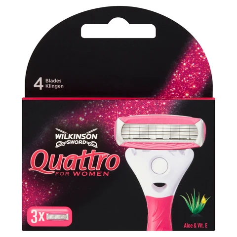 Wilkinson Sword Quattro for Women Razor Blades x3