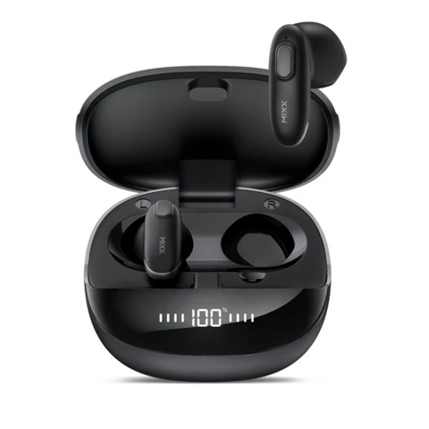 Mixx StreamBuds Hybrid Charge 2 True Wireless Earbuds – Black
