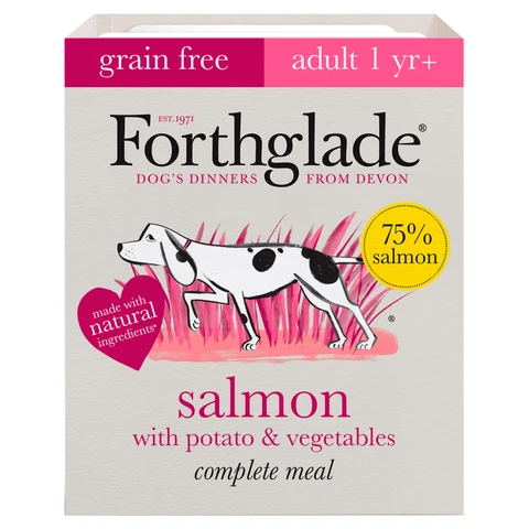 Forthglade Salmon with Potato & Vegetables Complete Meal Adult 1 Year+ 395 g