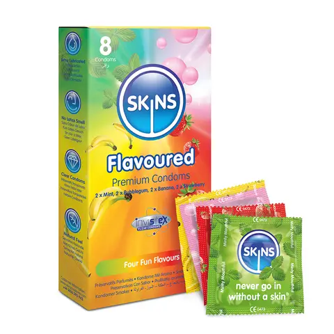 Skins Condoms Flavours 8 Pack