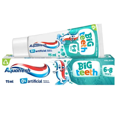 Aquafresh Big Teeth 6-8 Years Kids Toothpaste 75ml