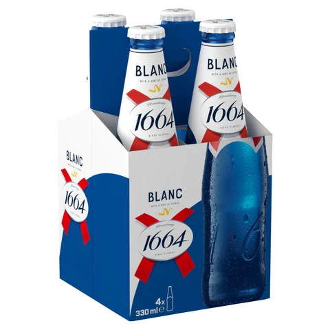 Kronenbourg1664 Blanc Premium Beer 4 x 330ml (ABV 5%)