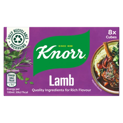 Knorr Stock Cubes Lamb 8s 80g