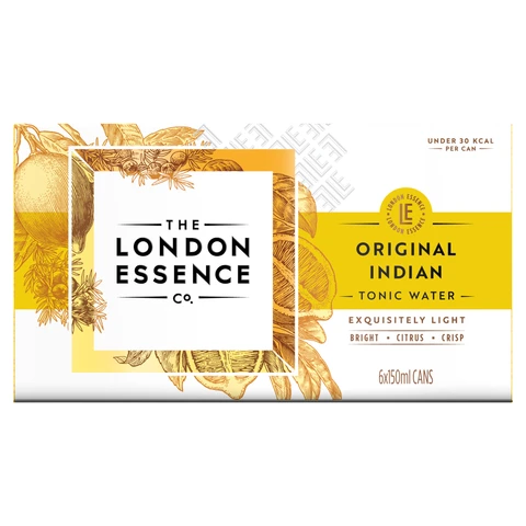The London Essence Co. Indian Tonic Water 6X150ml Cans