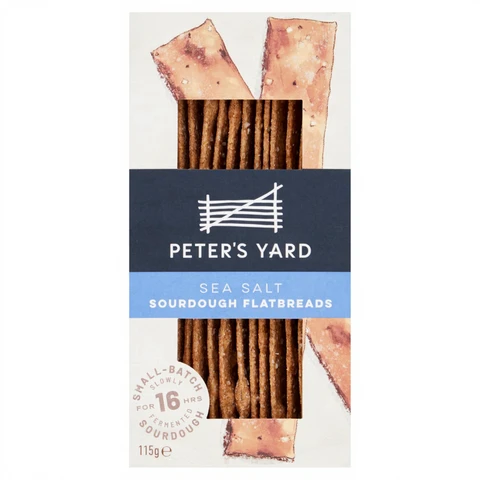Peter's Yard Sea Salt Sourdough Flatbreads 115g