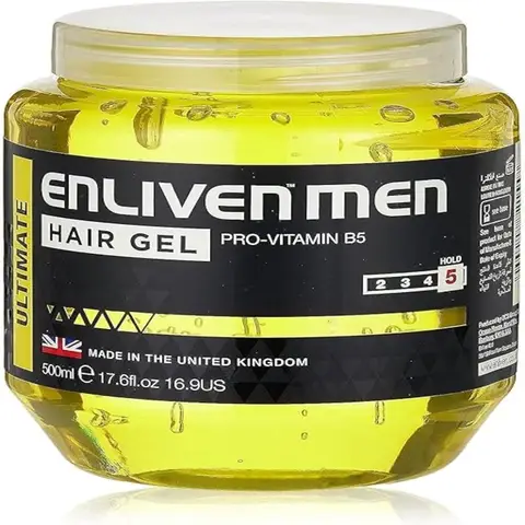 Enliven Hair Gel Yellow 500ml
