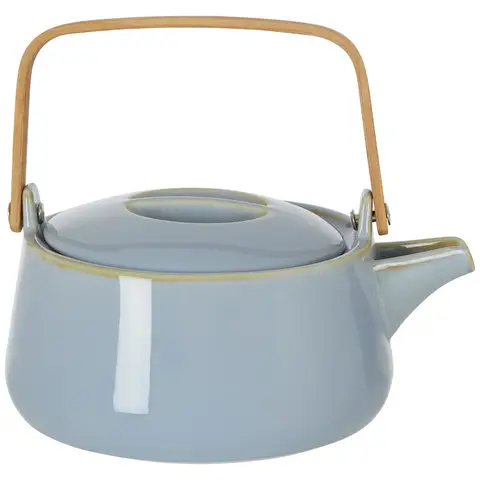 Maison by Premier Tea Pot Ceramic Blue