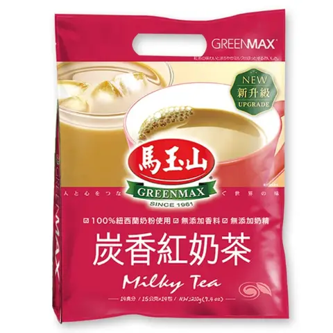 GREENMAX Charcoal-Aromatized Red Milk Tea 210g