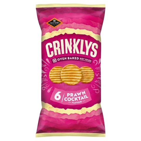 Crinklys Prawn Cocktail 6 x 23g