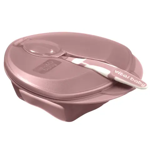 Vital Baby Nourish Scoop Feeding Set Natural Berry Pink
