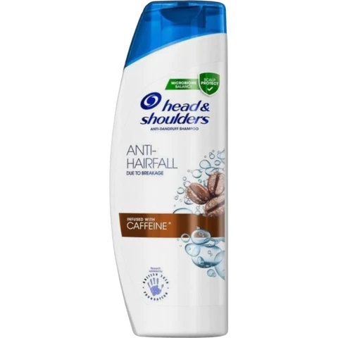 Head & Shoulders Anti Hair Fall Anti Dandruff Shampoo Infused With Caffeine 400ml