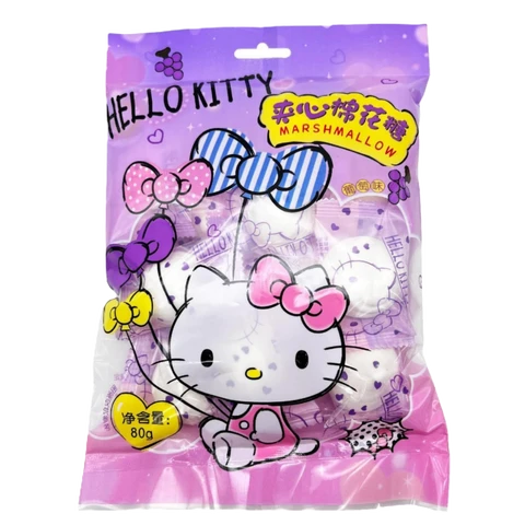 BAIJI MARSHMALLOW WITH FILLING GRAPE FLAVOUR 80G