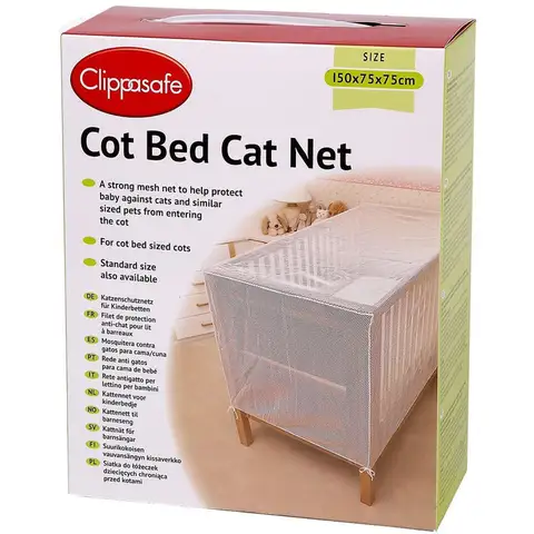 Clippasafe Cot Bed Cat Net 150cm x 75cm x 75cm