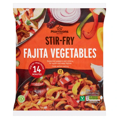 Morrisons Stir-Fry Fajita Vegetables 500g