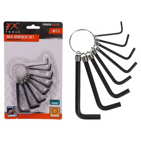 Innensechskant-Schlüsselset (8-teilig)