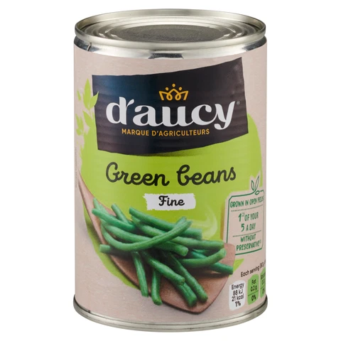 D'Aucy Whole Green Beans 400g