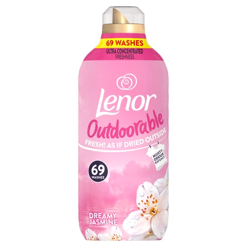 Lenor Outdoorable Fabric Conditioner, Dreamy Jasmine, 69 Washes, 966ml