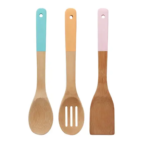 Essentials by Premier 3pc Bamboo Kitchen Utensil Set